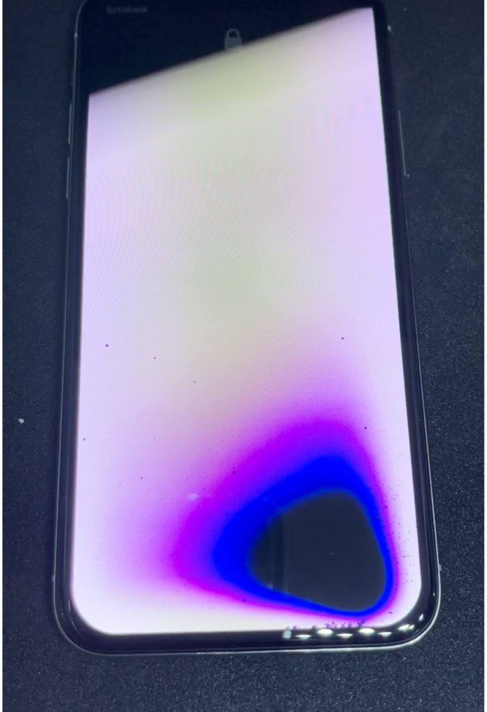 iPhoneXS　液晶表示不良