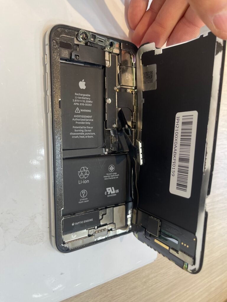 iPhoneX　画面修理前3