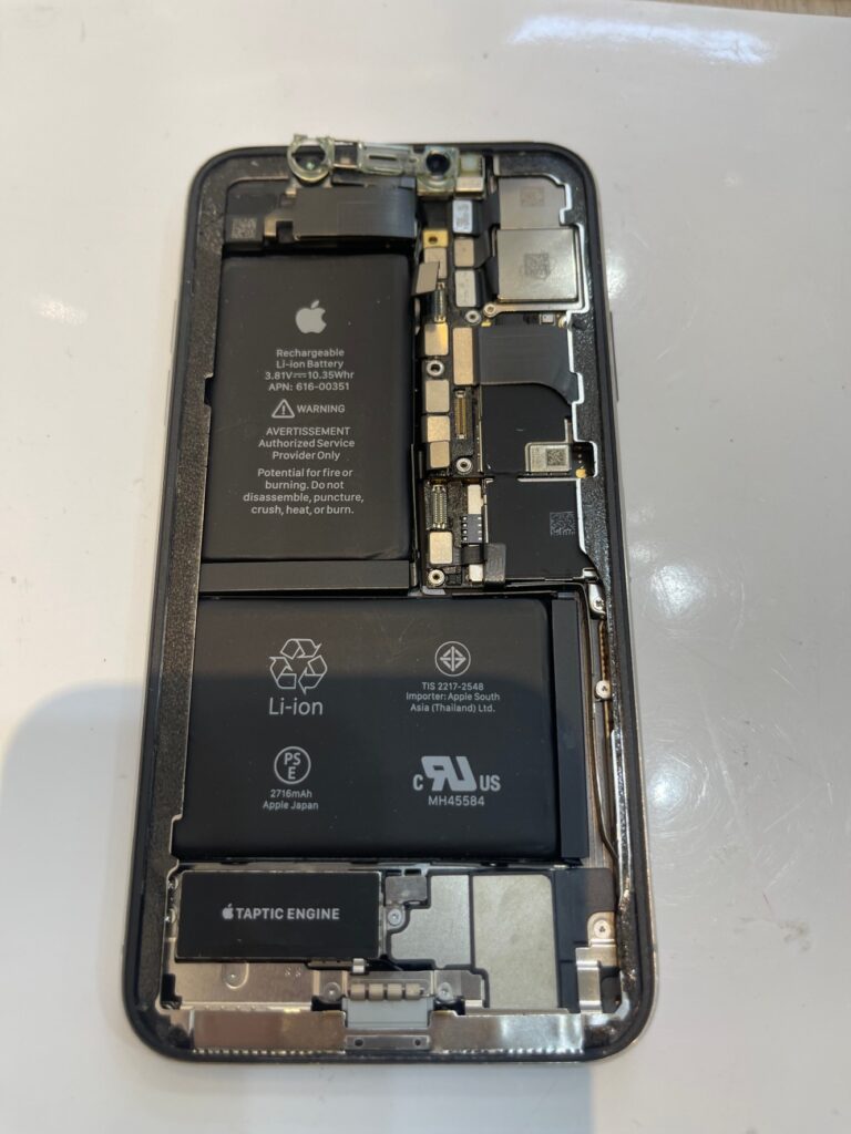 iPhoneX　画面修理前6